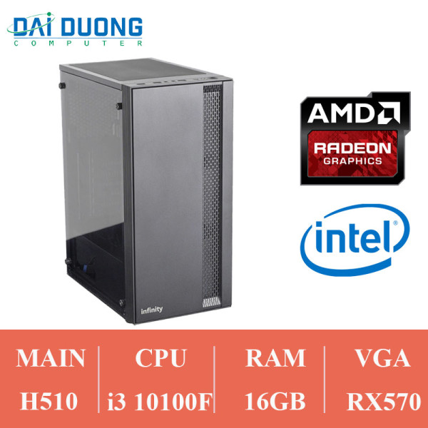 PC GAMING i3 10100F/RX570 8GB